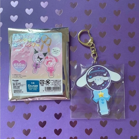 Sanrio Cinnamoroll lightstick keychain - Picture 1 of 6
